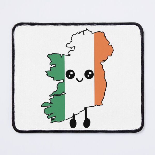 Item preview, Cute Ireland Map Smiling Face Character Irish Pride designed and sold by heartofireland.