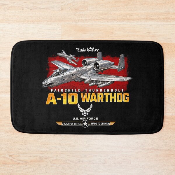 Item preview, A-10 Warthog Thunderbolt II USAF Attack Aircraft Vintage Military Aviation Design designed and sold by Aerolovers.