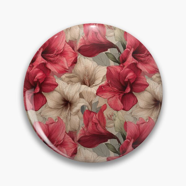 Item preview, Minimalistic Amaryllis Texture  - Botanical Garden Pattern   - Anniversary Gifts For Her designed and sold by RoyalStarsPatts.