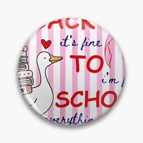 Item preview, Silly Goose Teacher Everything Is Fine Teacher Back to School Goose Teacher Life designed and sold by SavannahCampbel.