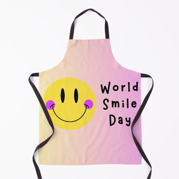 Item preview, World Smile Day yellow smiley face / Yellow, pink, and black smiley face designed and sold by Aliss20.