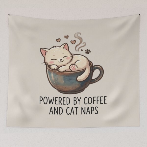 Item preview, Cute Kawaii Cat in Coffee Cup Funny Cat Lover Coffee Aesthetic designed and sold by LunaCat Studio.