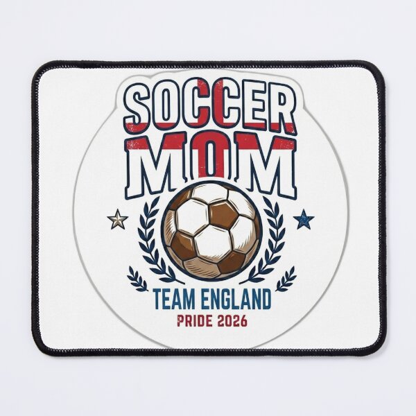 Item preview, Vintage England Soccer Mom Retro English Flag Football Fan designed and sold by Fatomfatom.