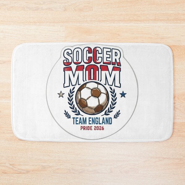 Item preview, Vintage England Soccer Mom Retro English Flag Football Fan designed and sold by Fatomfatom.