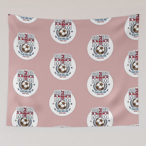 Item preview, Vintage England Soccer Mom Retro English Flag Football Fan designed and sold by Fatomfatom.