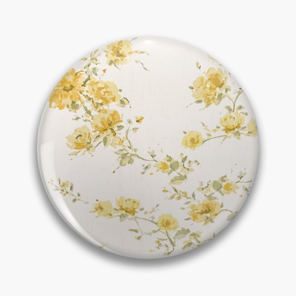 Item preview, Dainty Yellow Vintage Cottagecore Floral Pattern designed and sold by tanjica.
