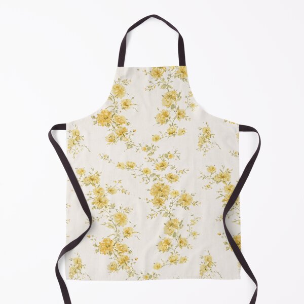 Item preview, Dainty Yellow Vintage Cottagecore Floral Pattern designed and sold by tanjica.