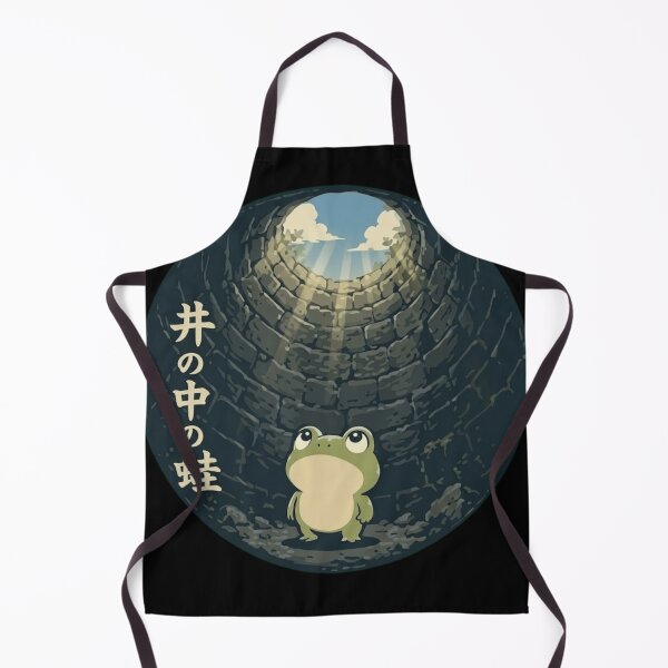Item preview, Frog In A Well Japanese Proverb - Cute Kawaii Aesthetic Illustration designed and sold by haitrieuic96.