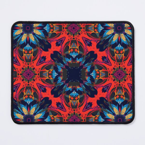 Item preview, Vibrant Kaleidoscope Floral Pattern – Bold Boho Geometric Abstract Design designed and sold by My Gluten Free Life UK.