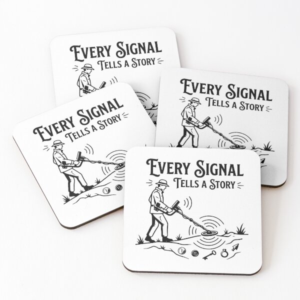 Item preview, Every Signal Tells a Story | Metal Detecting Treasure Hunter Gift designed and sold by Sekla-Studio.