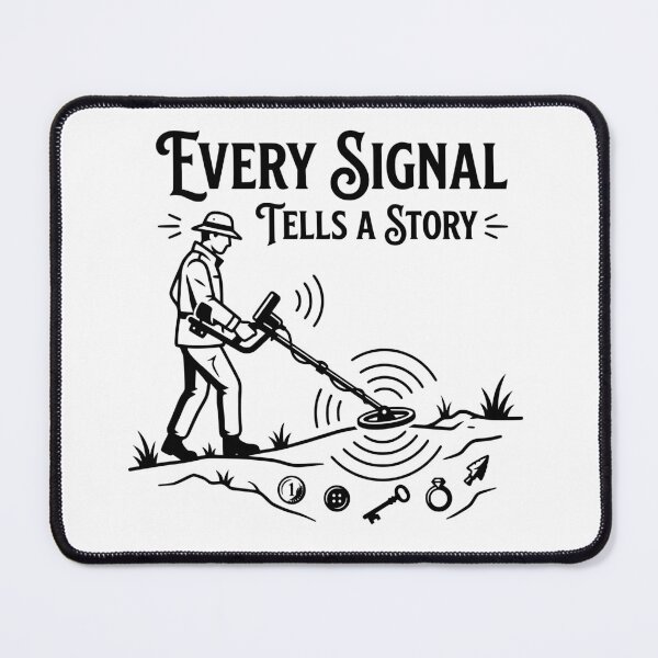 Item preview, Every Signal Tells a Story | Metal Detecting Treasure Hunter Gift designed and sold by Sekla-Studio.