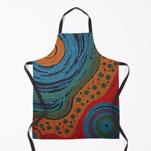 Item preview, Aboriginal Inspired Dot Art - Energy Lava and Water Circles designed and sold by GrinGalore.