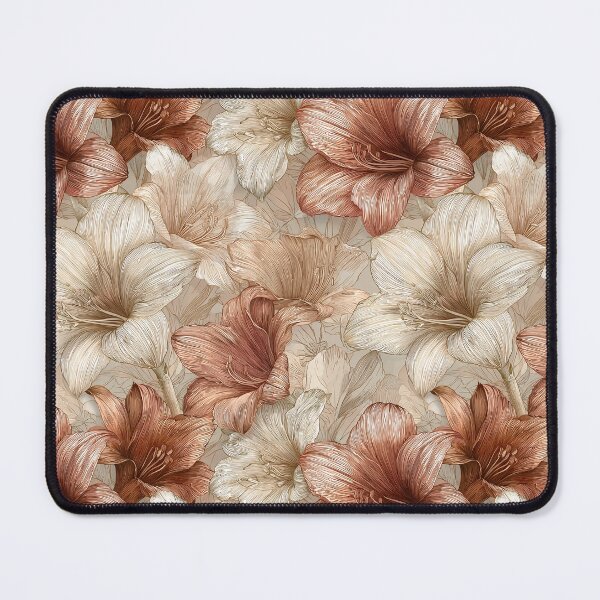 Item preview, Flourishing Amaryllis Print - Flower Garden Pattern - Anniversary Gifts For Husband designed and sold by RoyalStarsPatts.
