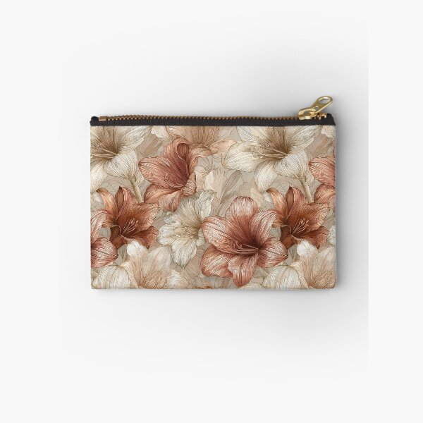Item preview, Flourishing Amaryllis Print  - Flower Garden Pattern   - Anniversary Gifts For Husband designed and sold by RoyalStarsPatts.
