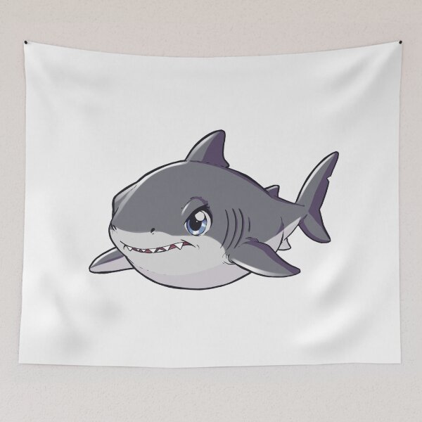 Item preview, Great White Shark designed and sold by BrushBansheeStore.