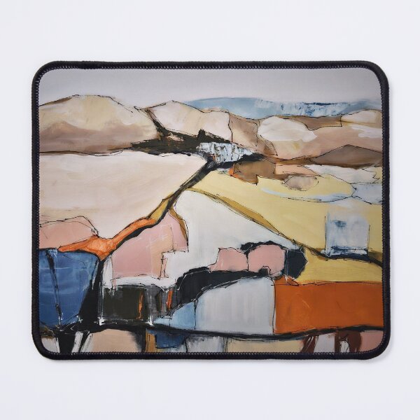 Item preview, Abstract Colorful Landscape Western Contemporary designed and sold by BuckaBaby.