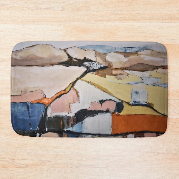 Item preview, Abstract Colorful Landscape Western Contemporary designed and sold by BuckaBaby.