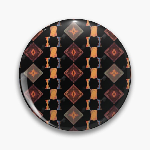 Item preview, Midnight Diamond Mosaic Pattern – Dark Geometric Retro Abstract designed and sold by My Gluten Free Life UK.
