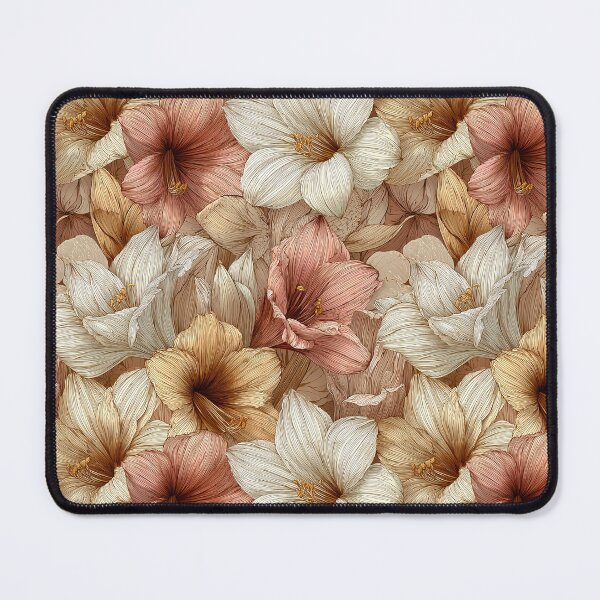 Item preview, Edgy Amaryllis Texture - Flower Floral Pattern - Anniversary Gifts For Mom designed and sold by RoyalStarsPatts.