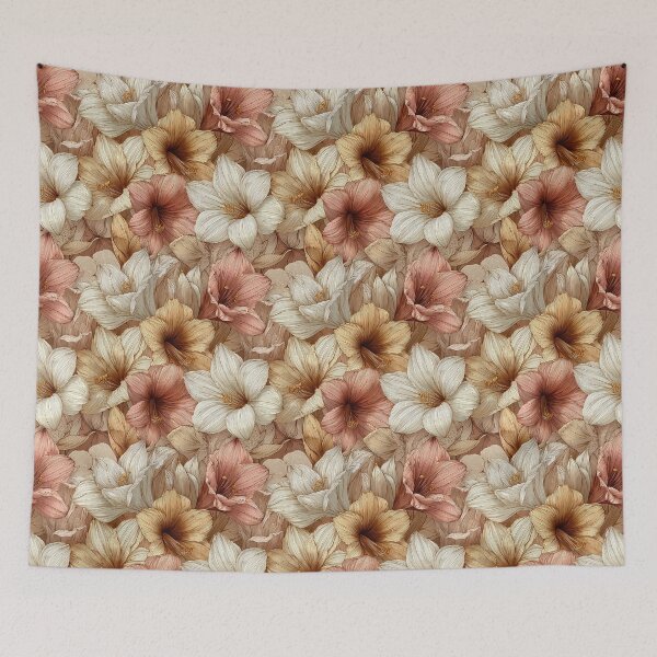Item preview, Edgy Amaryllis Texture - Flower Floral Pattern   - Anniversary Gifts For Mom designed and sold by RoyalStarsPatts.