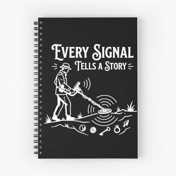 Item preview, Every Signal Tells a Story | Metal Detecting Treasure Hunter Gift - white designed and sold by Sekla-Studio.