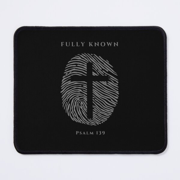 Item preview, Fully Known Psalm 139 Christian Fingerprint Cross Design designed and sold by Lynn Creates.