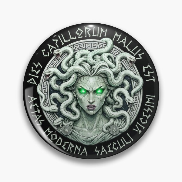 Item preview, Medusa Bad Hair Day 20th Century (Latin) designed and sold by Candywrap Studio.