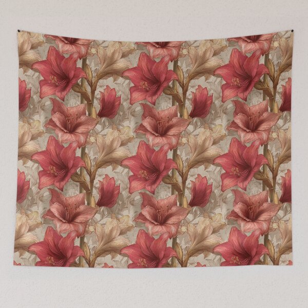 Item preview, Fragrant Amaryllis - Flower Floral Pattern   - Anniversary Gifts For Wife designed and sold by RoyalStarsPatts.