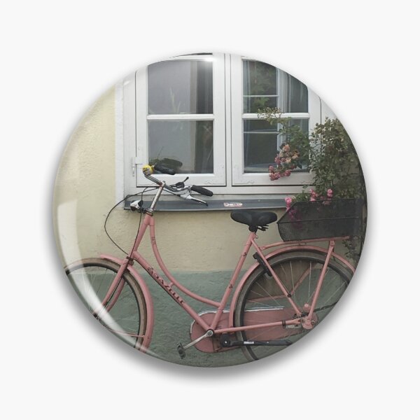 Item preview, Romantic Pink Vintage Bicycle by the Blooming Window designed and sold by asun5.