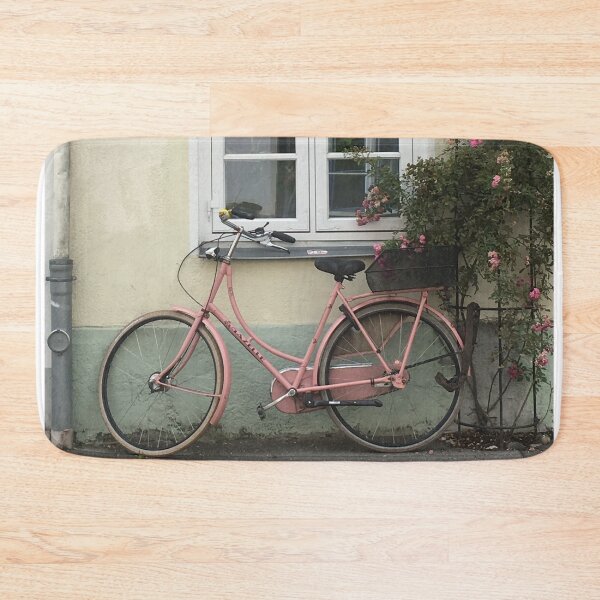Item preview, Romantic Pink Vintage Bicycle by the Blooming Window designed and sold by asun5.