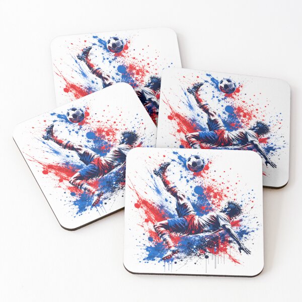 Item preview, Dynamic Soccer Ball Exploding Abstract Sports Art designed and sold by 3ac-Arts.