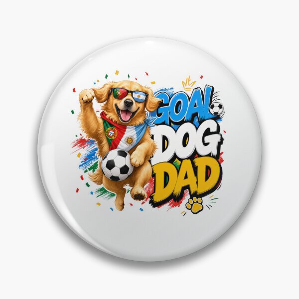 Item preview, Goal Celebration Golden Retriever Dog Dad Kawaii World Cup 2026 designed and sold by Ashley critters.