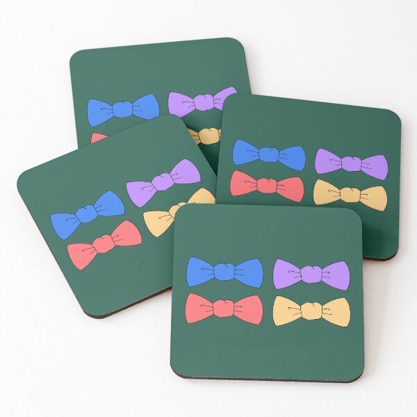 Item preview, Colorful Bow Tie Cartoon Illustration Set designed and sold by ubborn.