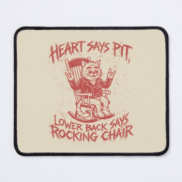 Item preview, Heart Says Pit, Lower Back Says Rocking Chair. designed and sold by EunsooLee.