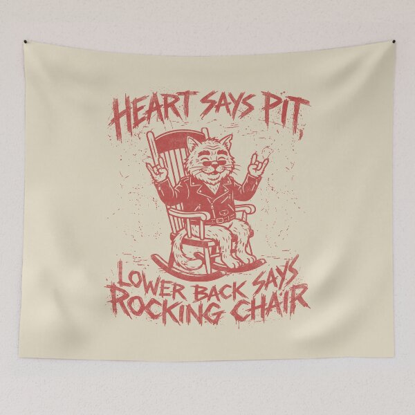 Item preview, Heart Says Pit, Lower Back Says Rocking Chair. designed and sold by EunsooLee.