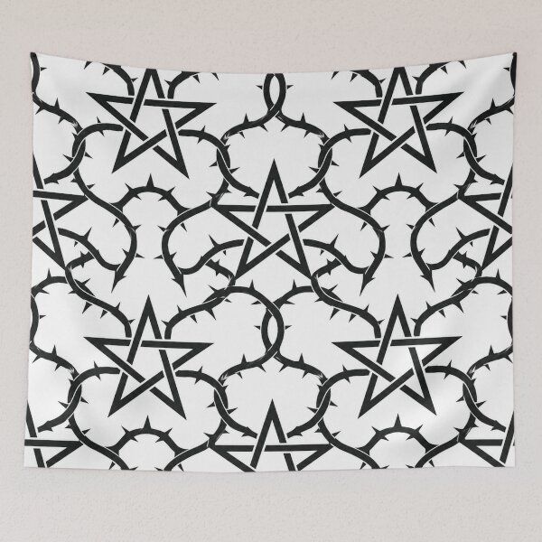 Item preview, Gothic Thorn Pentagram Pattern designed and sold by Owcomm.