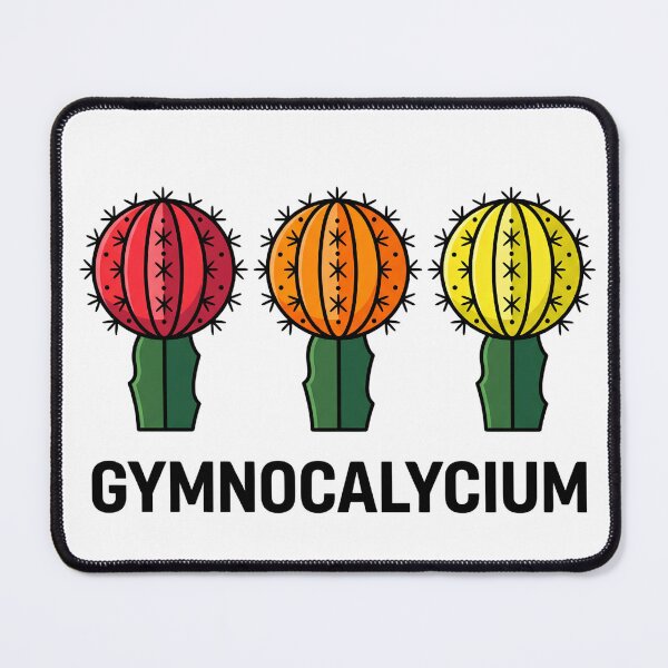 Item preview, Minimalist Moon Cactus Gymnocalycium Trio Flat Vector designed and sold by GreenDivisionJP.