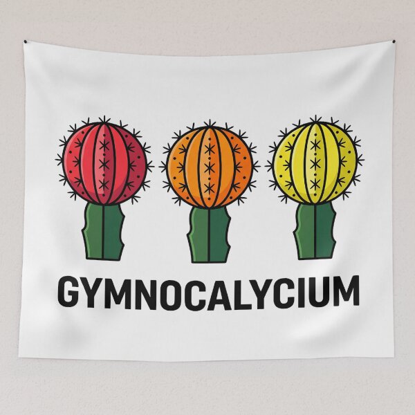 Item preview, Minimalist Moon Cactus Gymnocalycium Trio Flat Vector designed and sold by GreenDivisionJP.