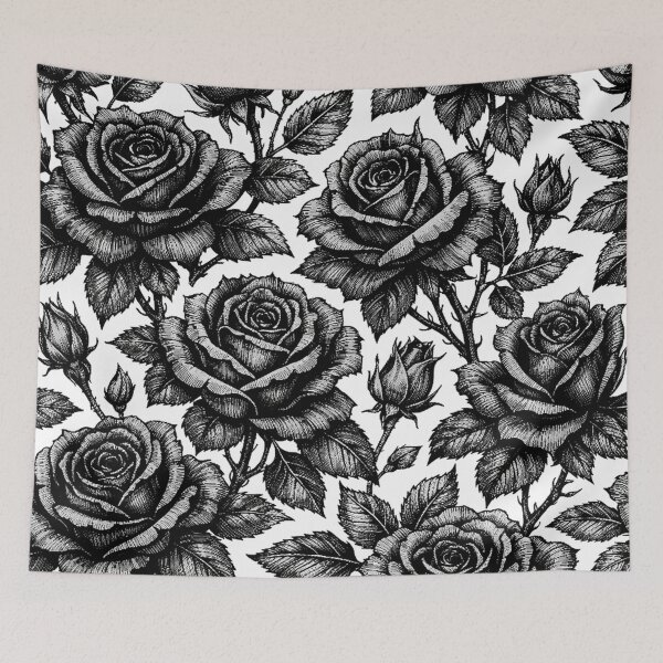 Item preview, Dark Gothic Rose Pattern designed and sold by Owcomm.