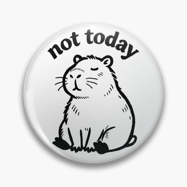 Item preview, Lazy Capybara Not Today designed and sold by SugarCore.