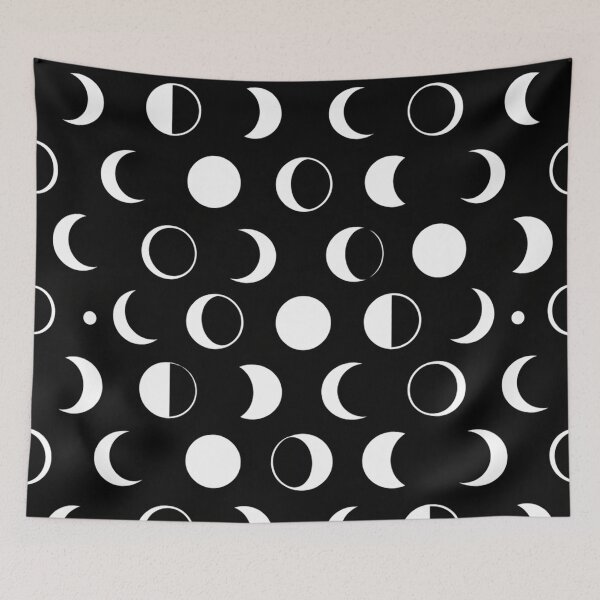 Item preview, Minimalist Moon Phases Pattern designed and sold by Owcomm.