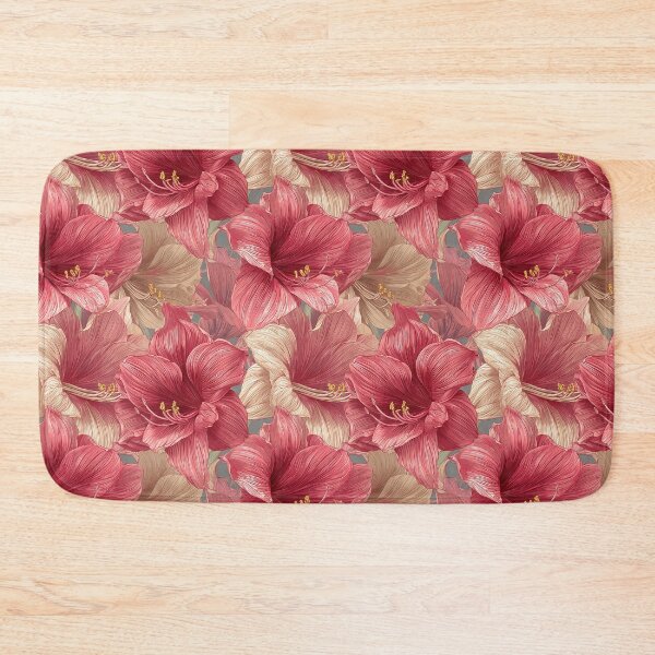 Item preview, Edgy Amaryllis Floral  - Flower Garden Pattern   - Best Gifts For Men designed and sold by RoyalStarsPatts.