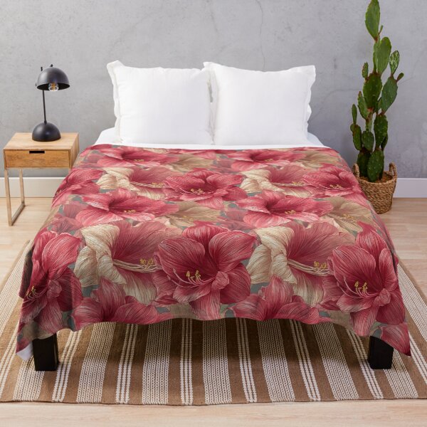 Item preview, Edgy Amaryllis Floral - Flower Garden Pattern - Best Gifts For Men designed and sold by RoyalStarsPatts.