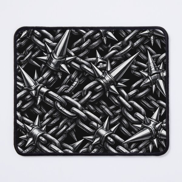 Item preview, Dark Industrial Spiked Chains Pattern designed and sold by Owcomm.
