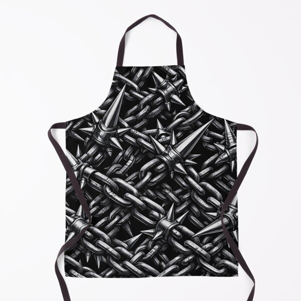 Item preview, Dark Industrial Spiked Chains Pattern designed and sold by Owcomm.