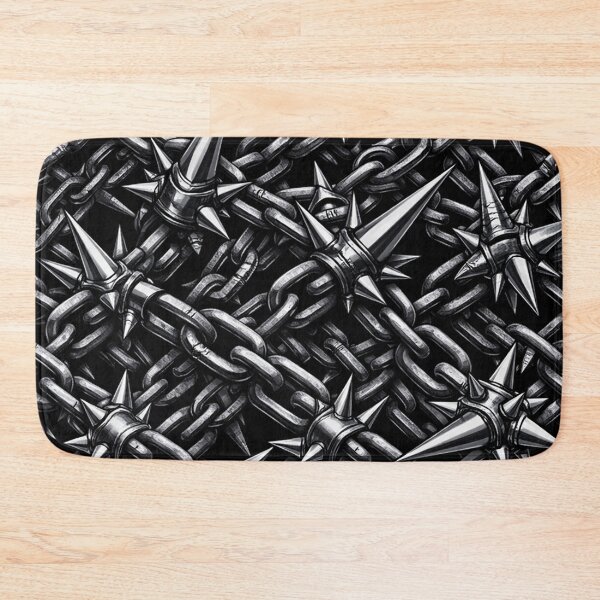 Item preview, Dark Industrial Spiked Chains Pattern designed and sold by Owcomm.