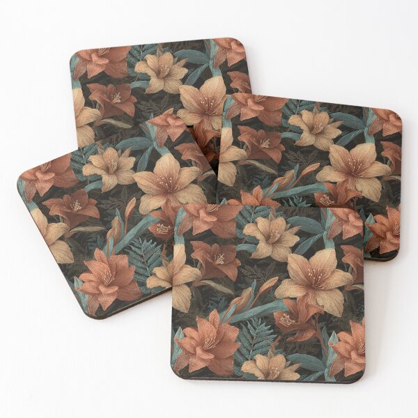 Item preview, Lush Amaryllis Floral  - Flower Bouquet Pattern   - Best Gifts For Women designed and sold by RoyalStarsPatts.