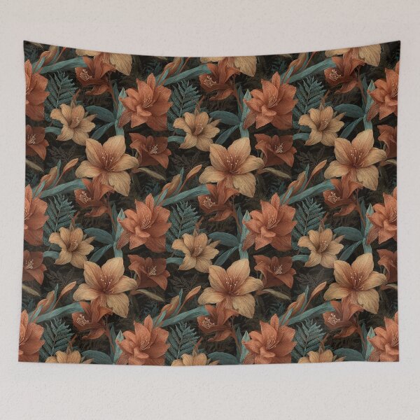 Item preview, Lush Amaryllis Floral  - Flower Bouquet Pattern   - Best Gifts For Women designed and sold by RoyalStarsPatts.