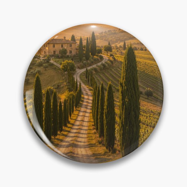 Item preview, Tuscany Italy Vineyard Landscape Poster designed and sold by Tienda-Vane.
