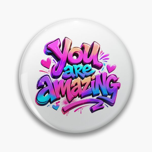 Item preview, You Are Amazing Graffiti Glow designed and sold by BlissBlvdShop.